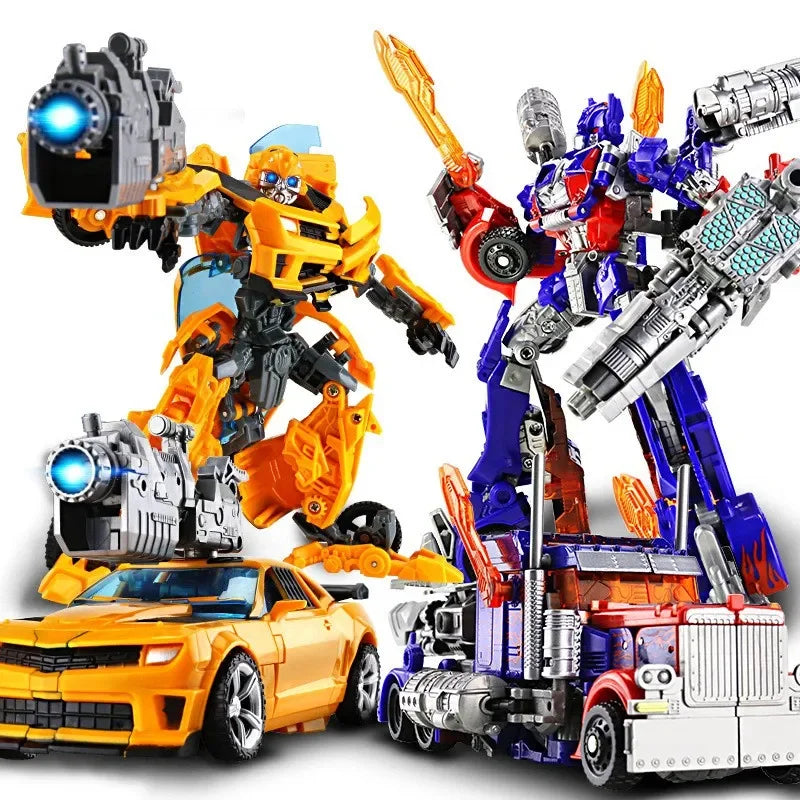 Bumblebee Optimus Prime Deformable Robot Model Toy Gift Kids Building Model Toy for Boy