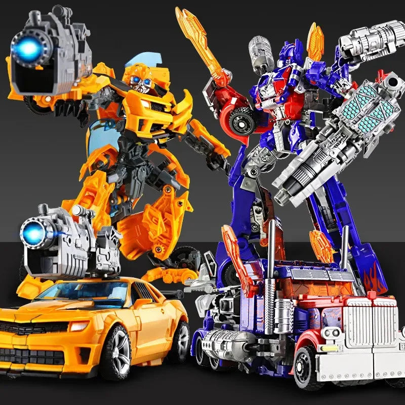 Bumblebee Optimus Prime Deformable Robot Model Toy Gift Kids Building Model Toy for Boy