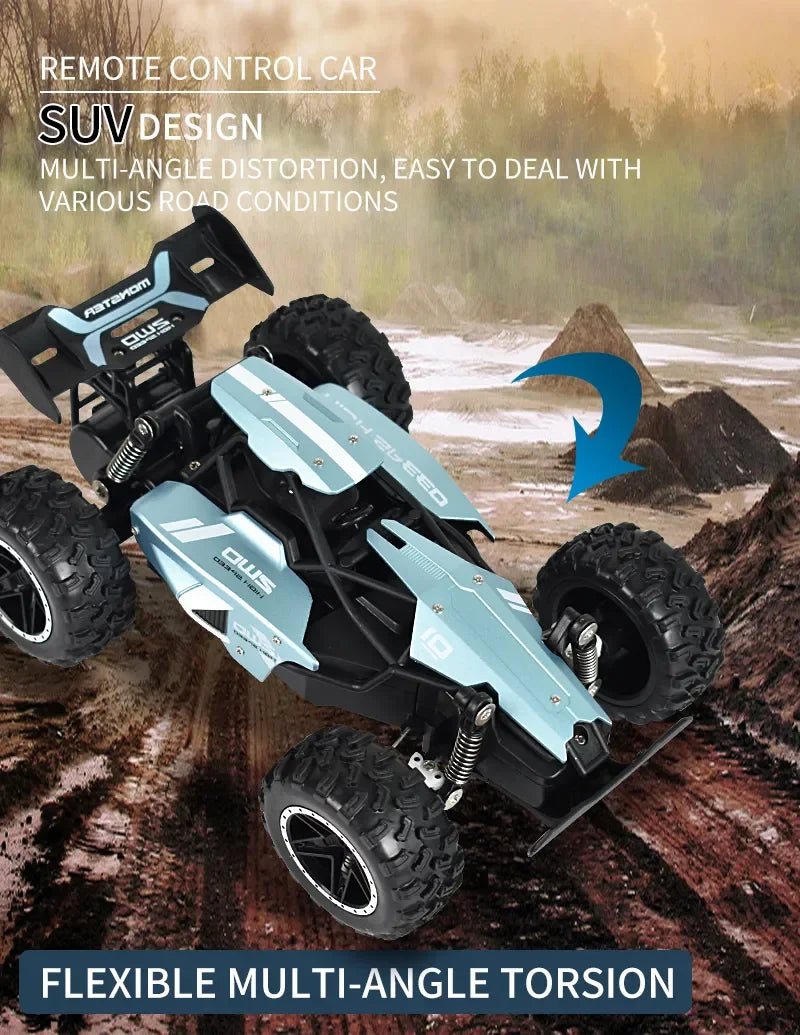 1:18 25km/H RC Car 2WD 4CH Remote Control Car High-Speed Off-Road Climbing Vehicle G Drift Eletric Trucks Toys for Boys Gifts