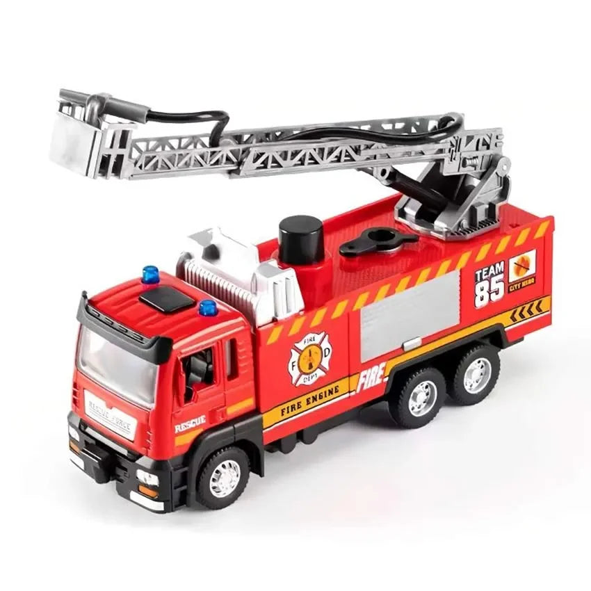 Spray Water Truck Toy Firetruck Fireman Fire Truck/engine Vehicle Car Music Light Educational Boy Eletric Toys for Children